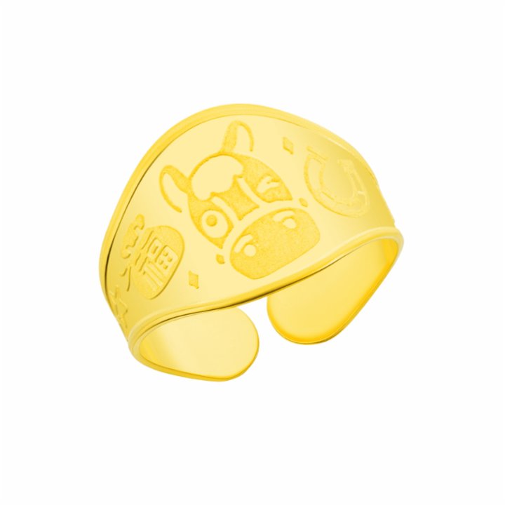 순금 말 돌반지 1.875g